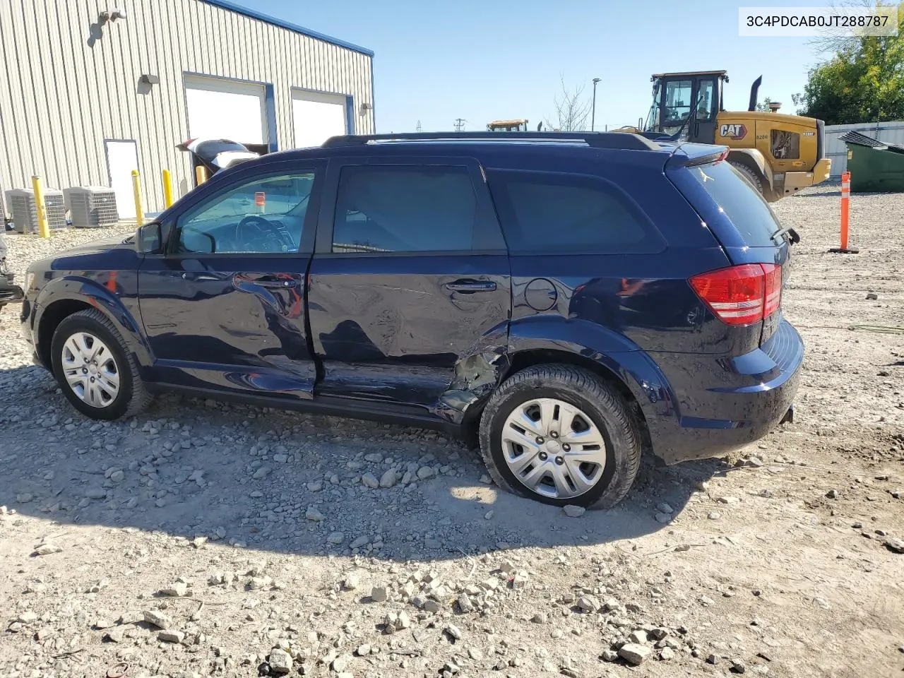 2018 Dodge Journey Se VIN: 3C4PDCAB0JT288787 Lot: 70189124