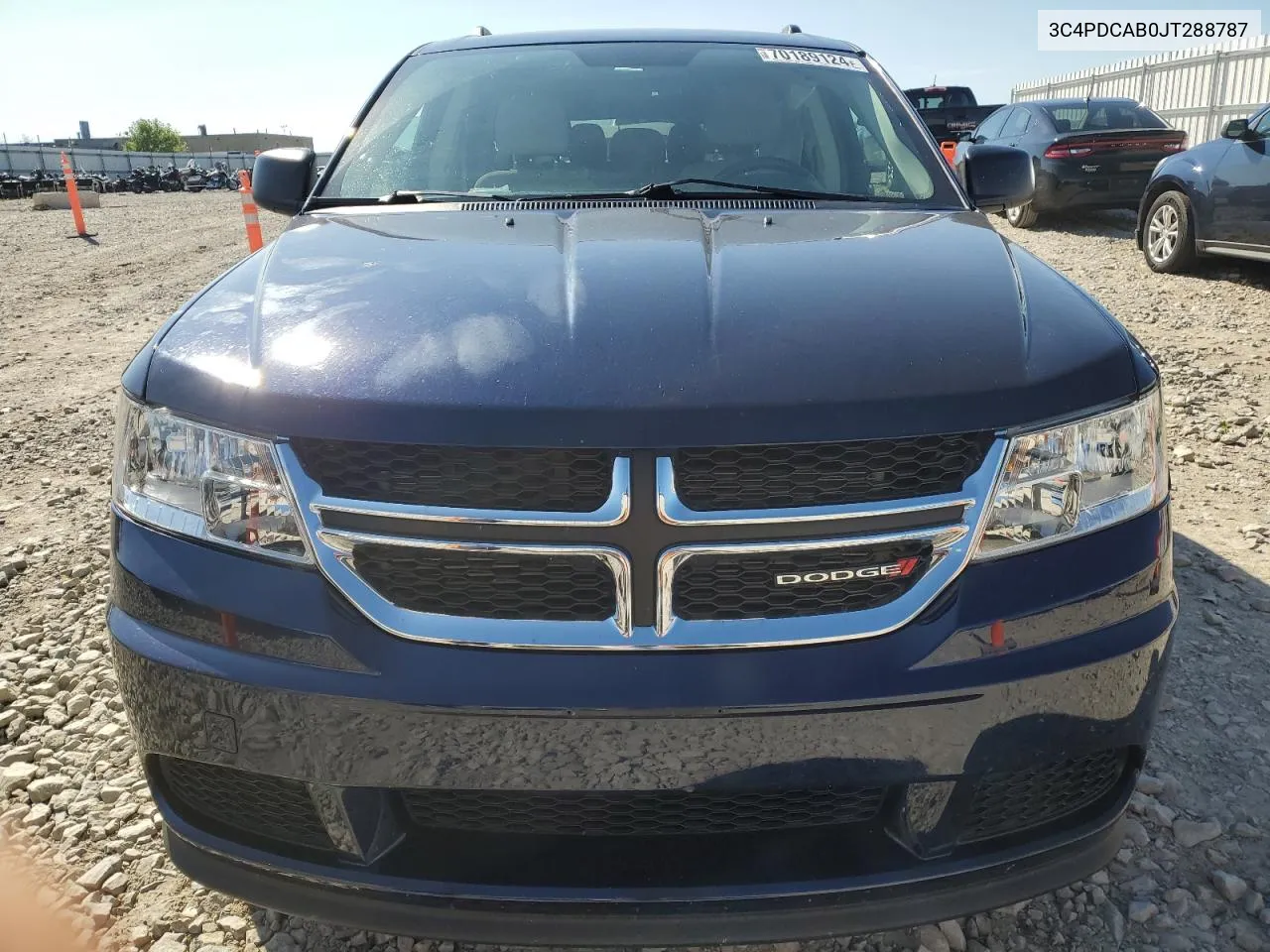 2018 Dodge Journey Se VIN: 3C4PDCAB0JT288787 Lot: 70189124