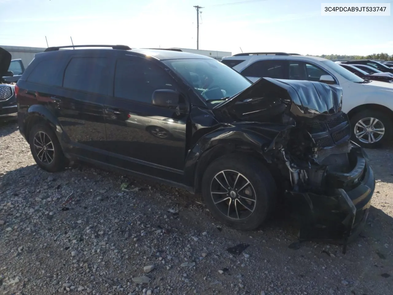 2018 Dodge Journey Se VIN: 3C4PDCAB9JT533747 Lot: 70192344