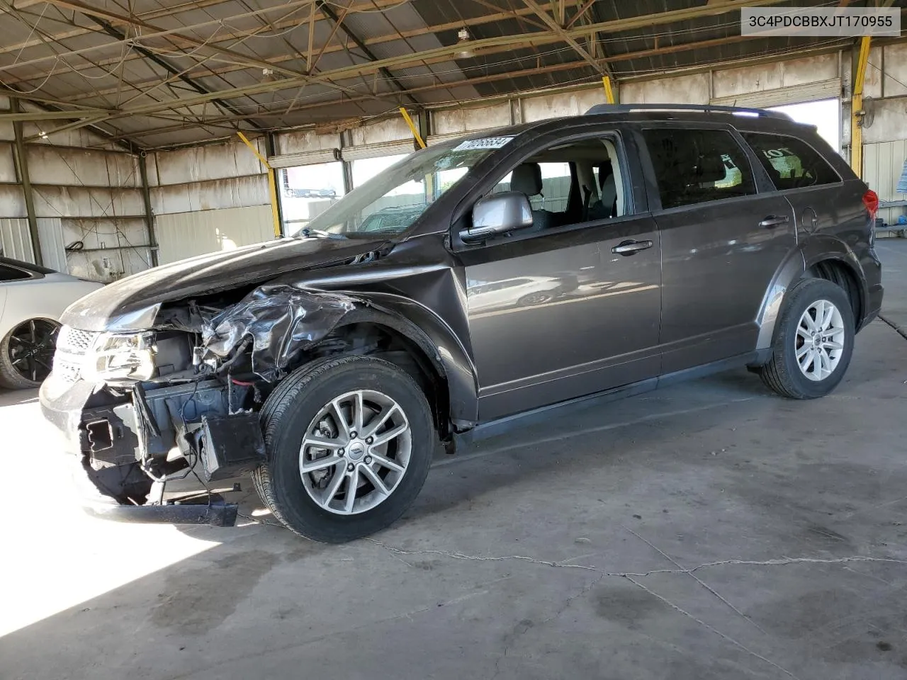 2018 Dodge Journey Sxt VIN: 3C4PDCBBXJT170955 Lot: 70265634