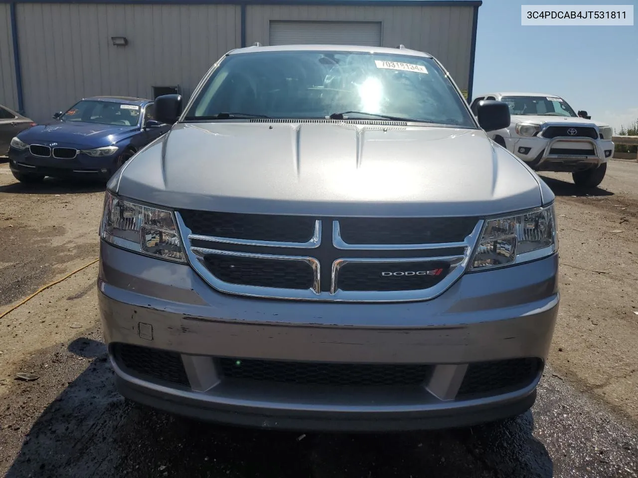 2018 Dodge Journey Se VIN: 3C4PDCAB4JT531811 Lot: 70318134