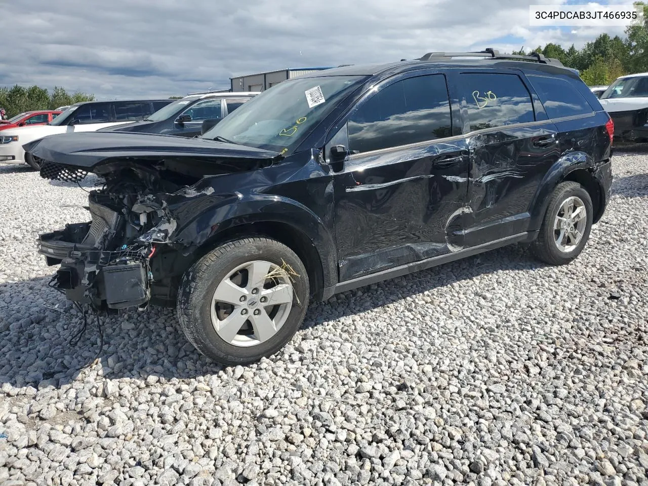 2018 Dodge Journey Se VIN: 3C4PDCAB3JT466935 Lot: 70337854