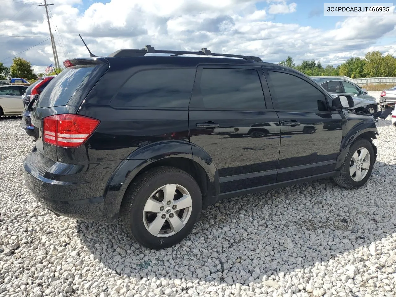 2018 Dodge Journey Se VIN: 3C4PDCAB3JT466935 Lot: 70337854