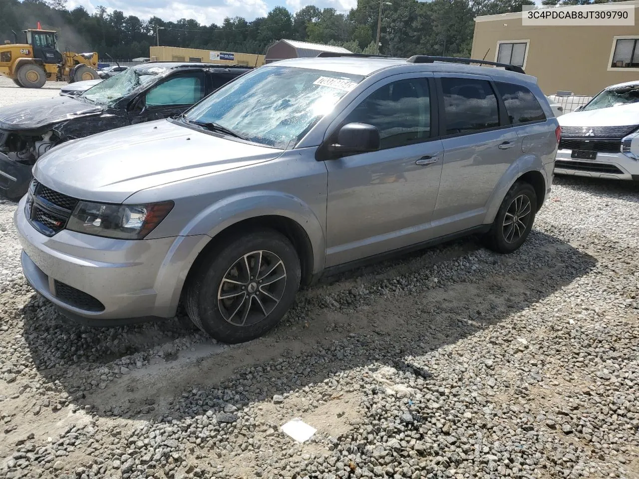 2018 Dodge Journey Se VIN: 3C4PDCAB8JT309790 Lot: 70378464