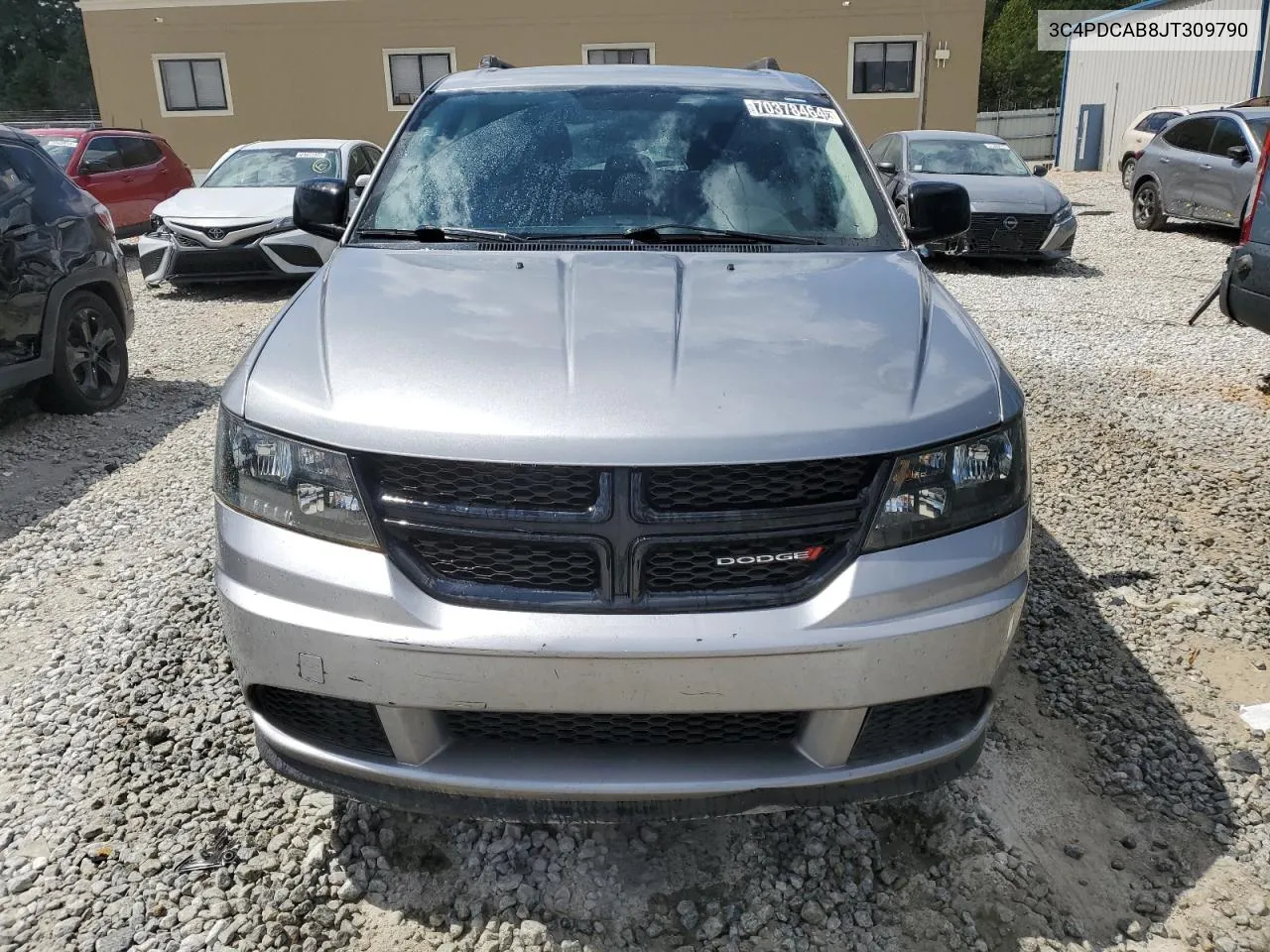 2018 Dodge Journey Se VIN: 3C4PDCAB8JT309790 Lot: 70378464