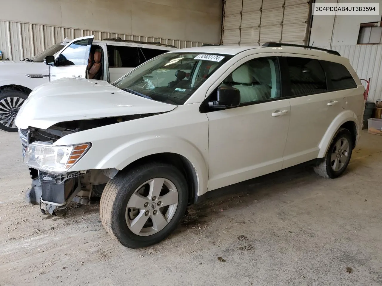 2018 Dodge Journey Se VIN: 3C4PDCAB4JT383594 Lot: 70407774