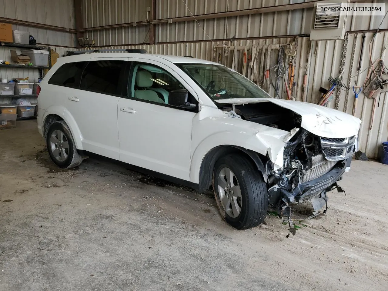 2018 Dodge Journey Se VIN: 3C4PDCAB4JT383594 Lot: 70407774