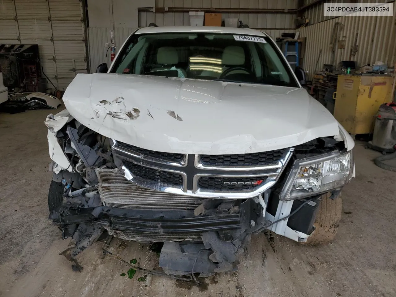 2018 Dodge Journey Se VIN: 3C4PDCAB4JT383594 Lot: 70407774