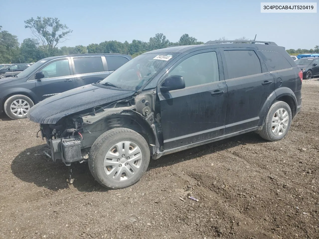 2018 Dodge Journey Se VIN: 3C4PDCAB4JT520419 Lot: 70420444