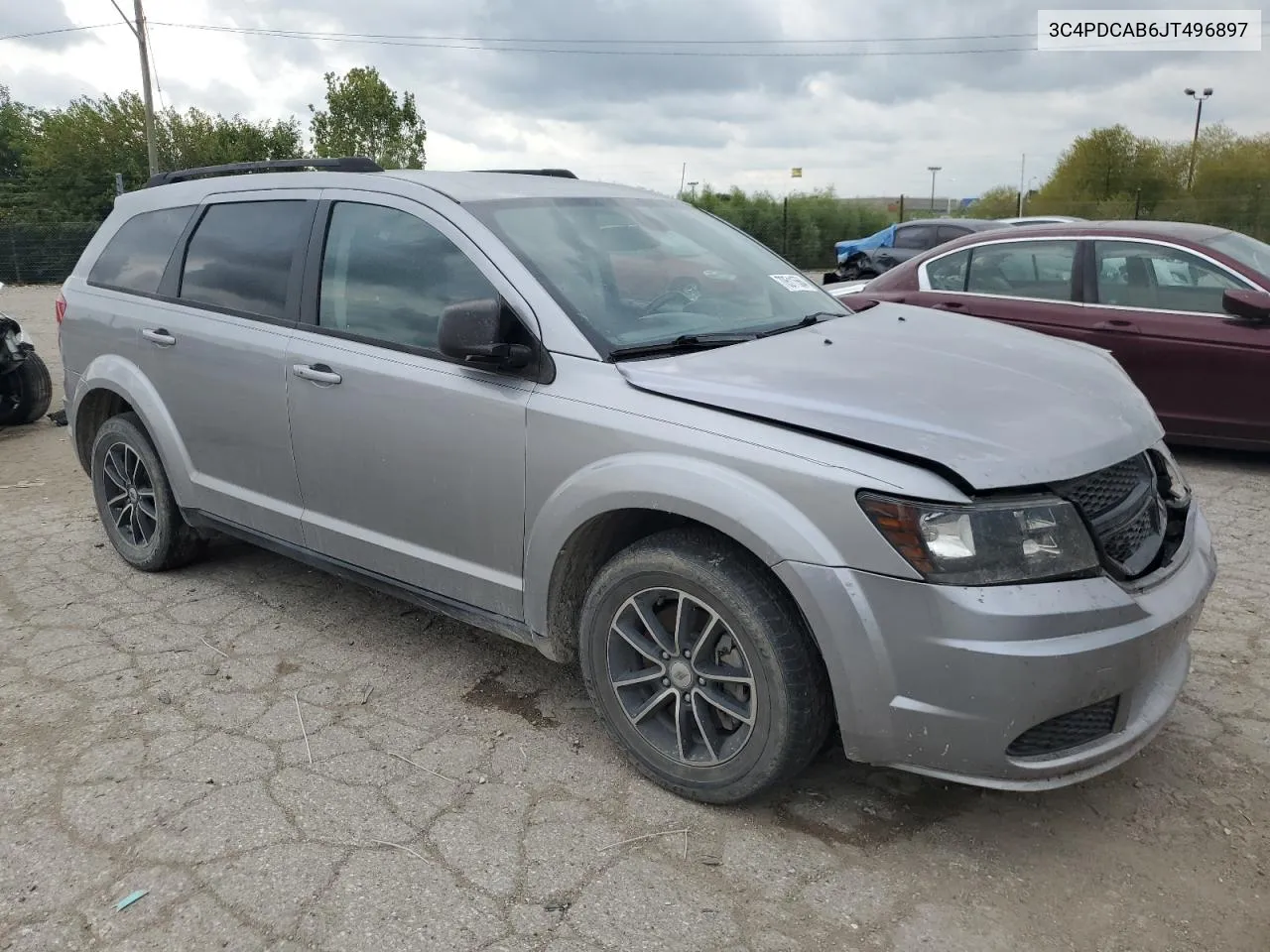 2018 Dodge Journey Se VIN: 3C4PDCAB6JT496897 Lot: 70511564