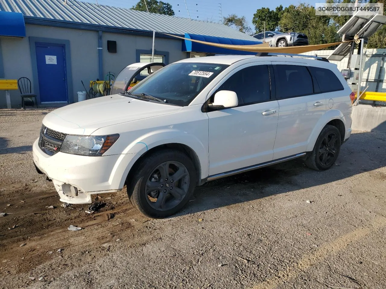 2018 Dodge Journey Crossroad VIN: 3C4PDDGG8JT449587 Lot: 70512554