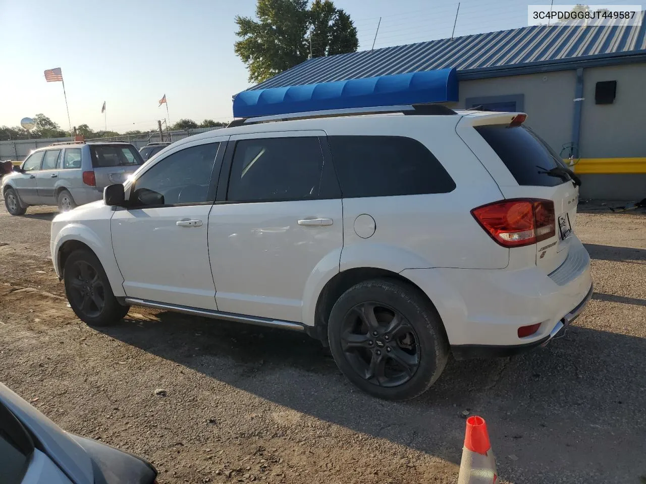 2018 Dodge Journey Crossroad VIN: 3C4PDDGG8JT449587 Lot: 70512554