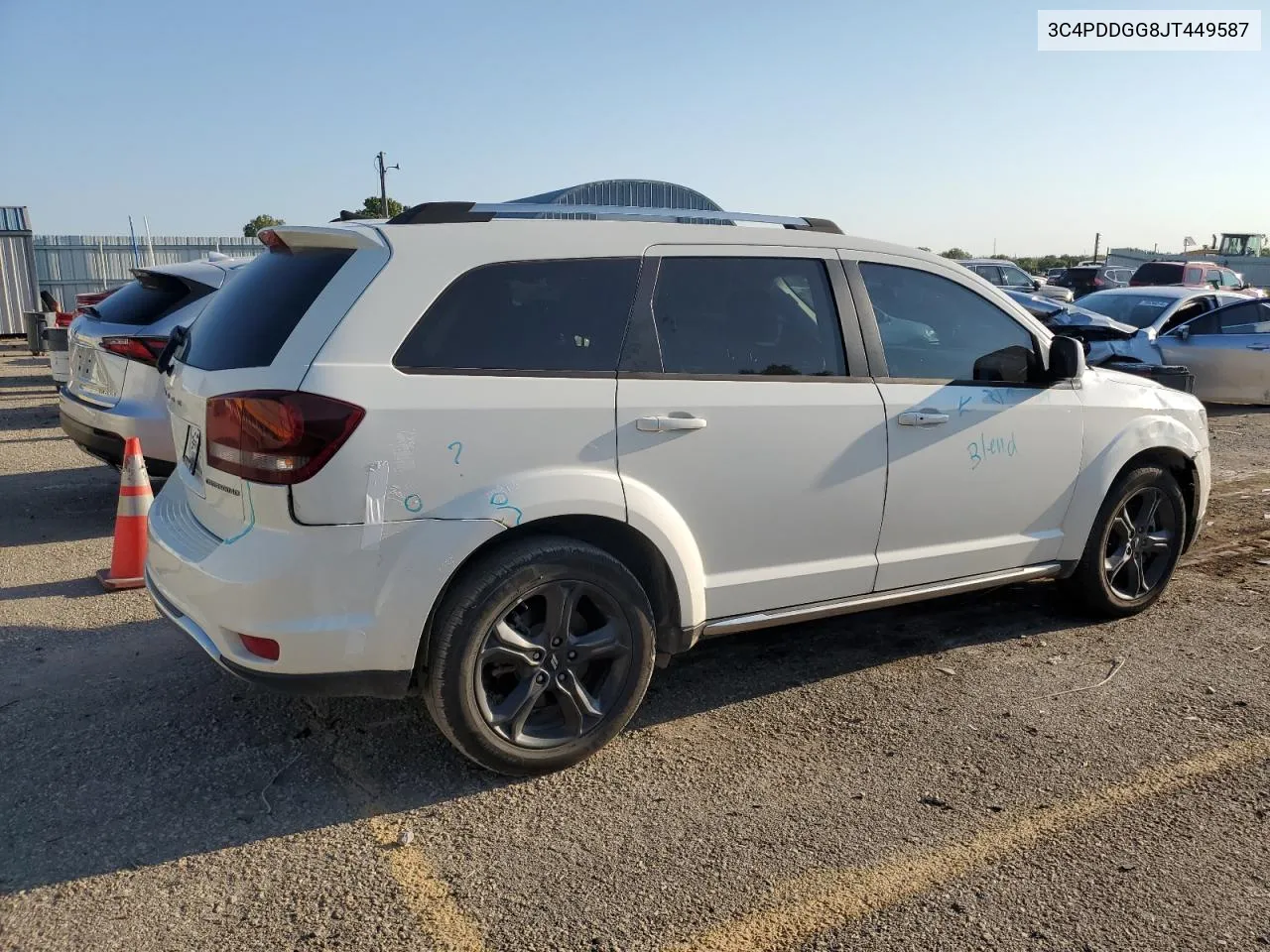 2018 Dodge Journey Crossroad VIN: 3C4PDDGG8JT449587 Lot: 70512554