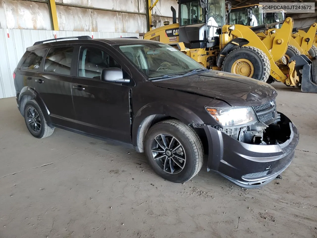 2018 Dodge Journey Se VIN: 3C4PDCAB0JT243672 Lot: 70541004