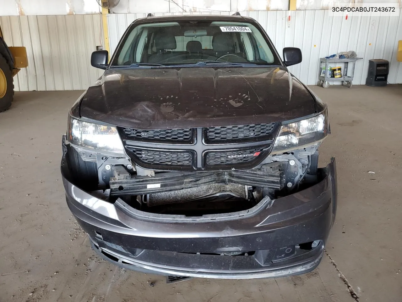 2018 Dodge Journey Se VIN: 3C4PDCAB0JT243672 Lot: 70541004