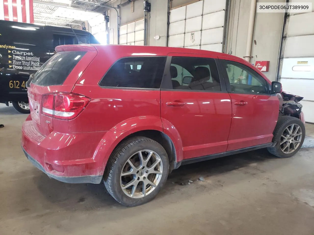 2018 Dodge Journey Gt VIN: 3C4PDDEG6JT389909 Lot: 70628904