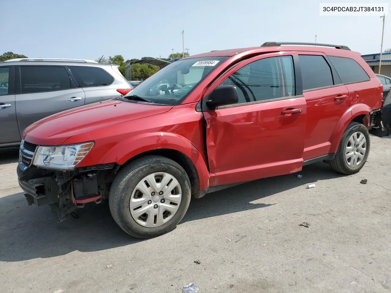 2018 Dodge Journey Se VIN: 3C4PDCAB2JT384131 Lot: 70699984