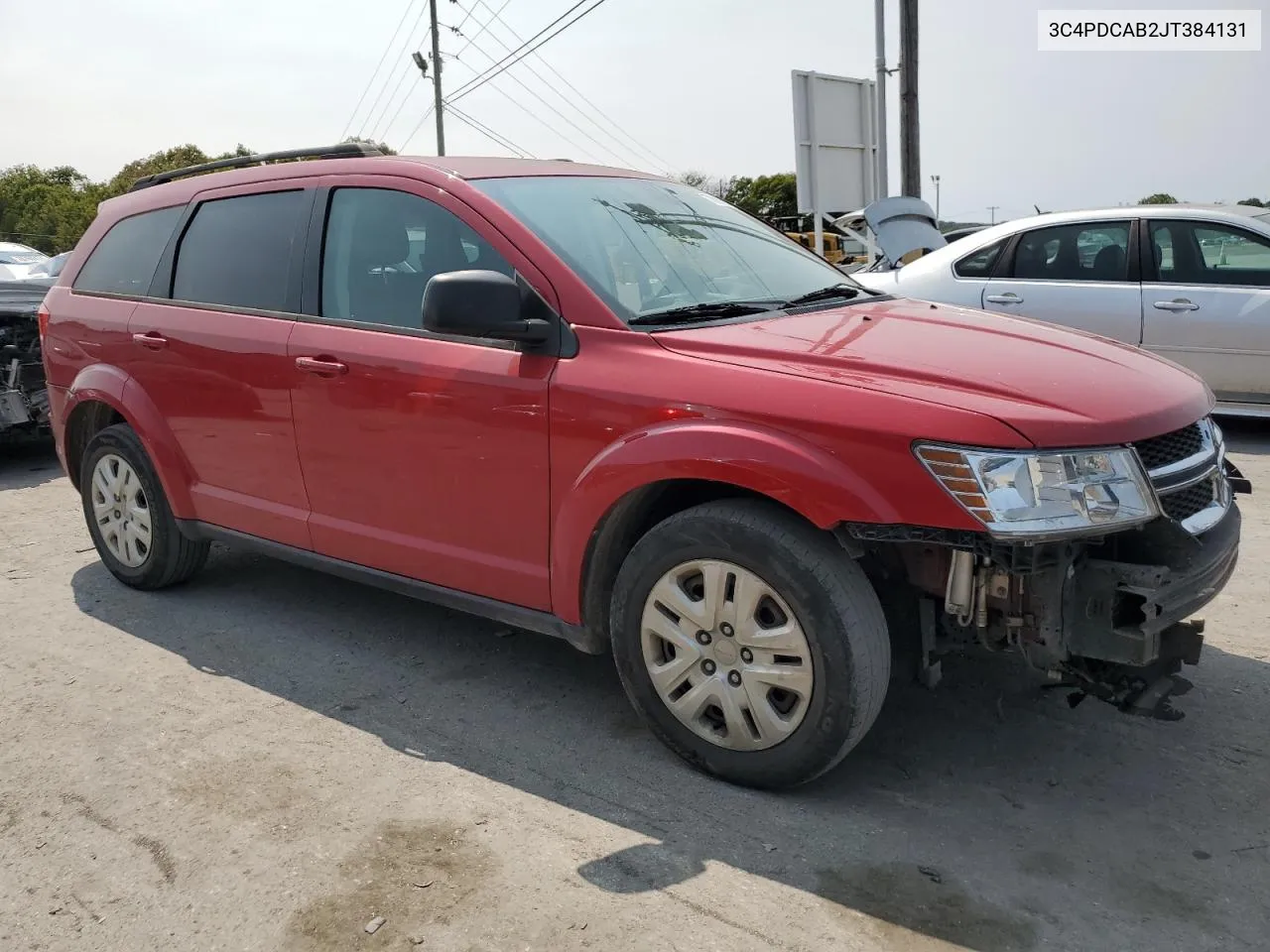 2018 Dodge Journey Se VIN: 3C4PDCAB2JT384131 Lot: 70699984