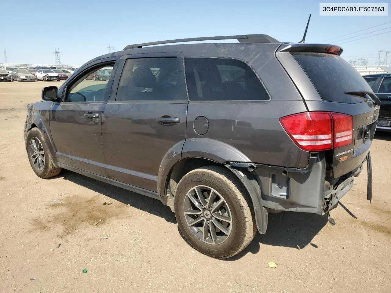 2018 Dodge Journey Se VIN: 3C4PDCAB1JT507563 Lot: 70708144