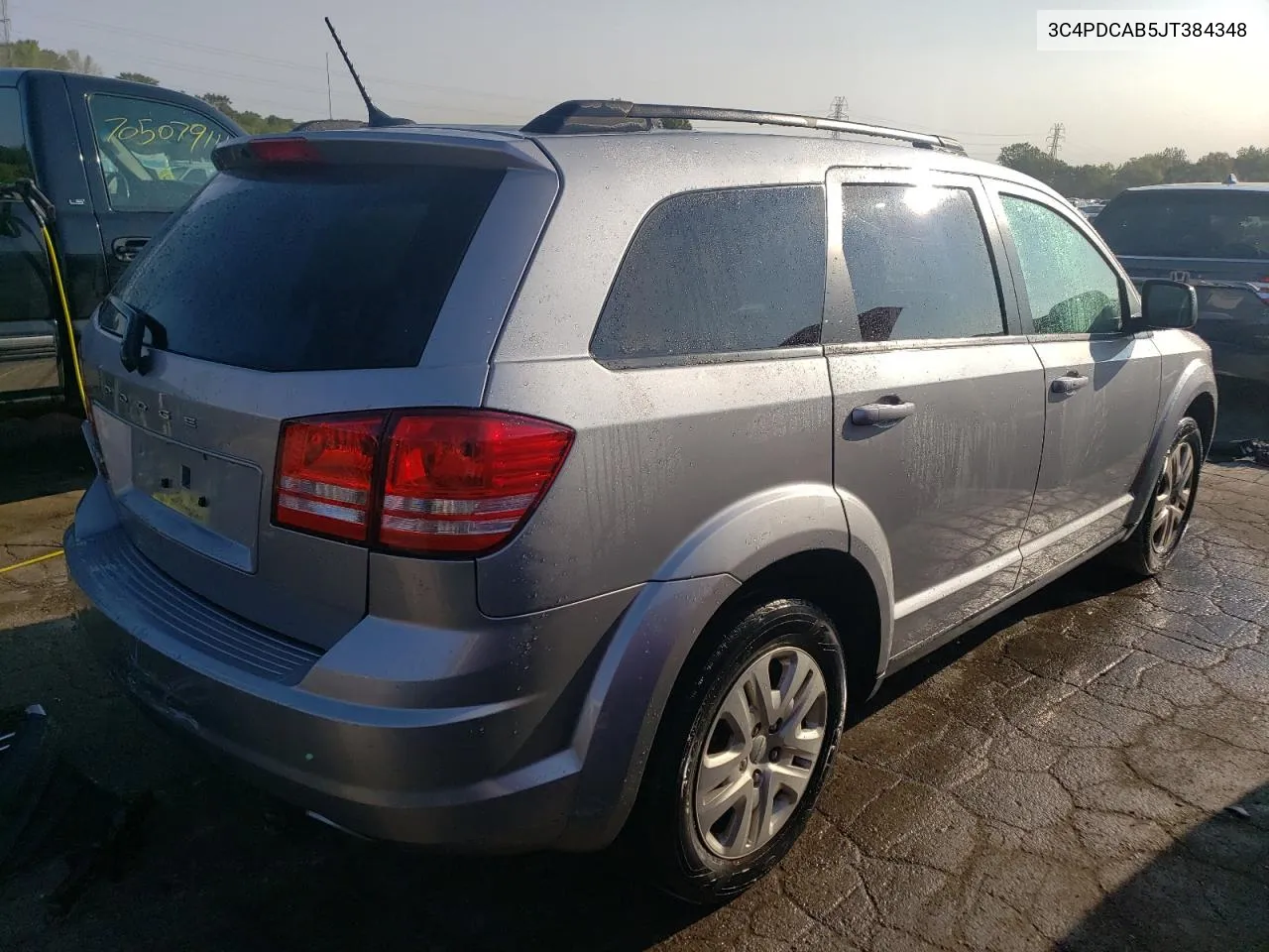 2018 Dodge Journey Se VIN: 3C4PDCAB5JT384348 Lot: 70709714