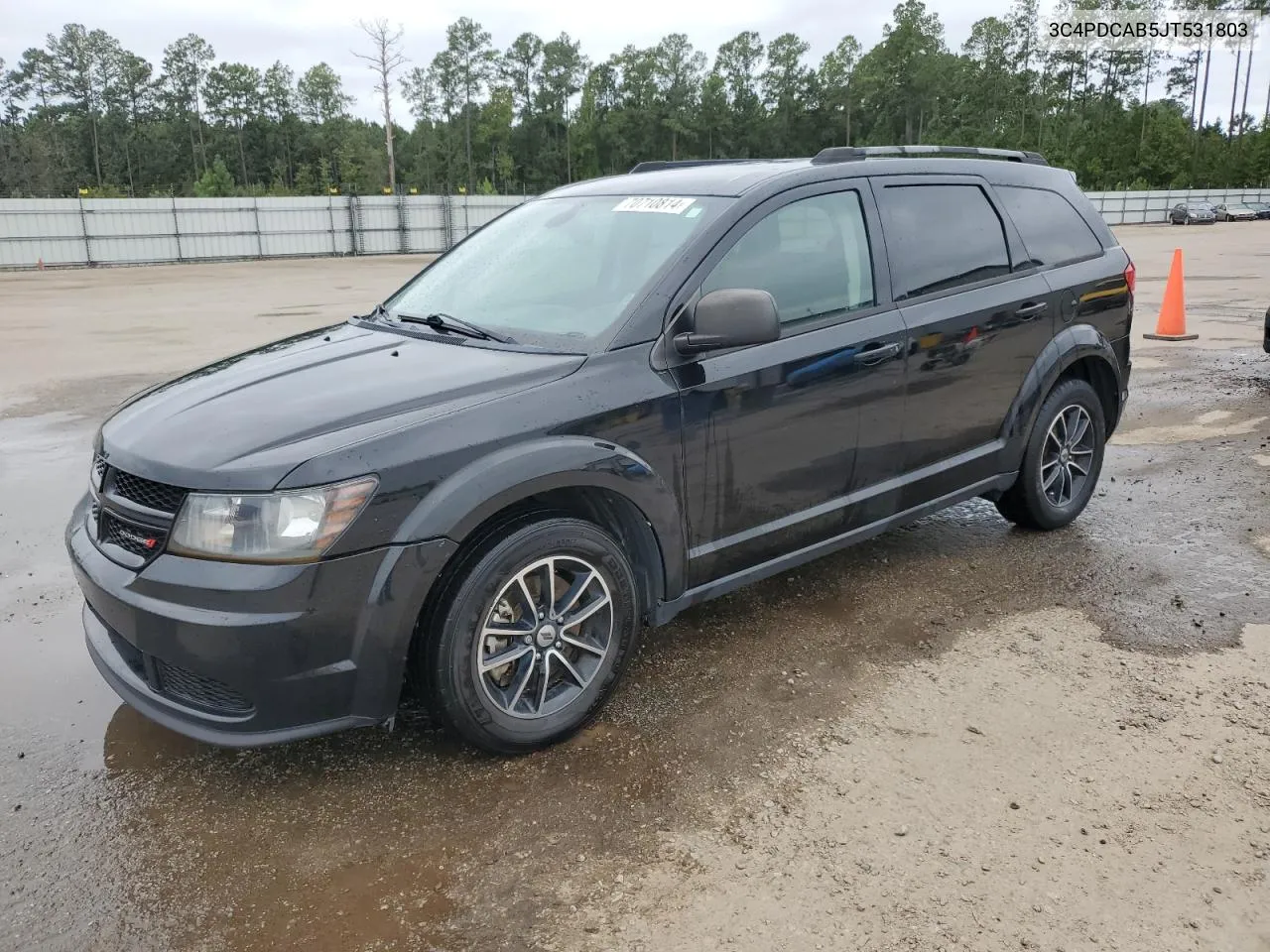 2018 Dodge Journey Se VIN: 3C4PDCAB5JT531803 Lot: 70710814