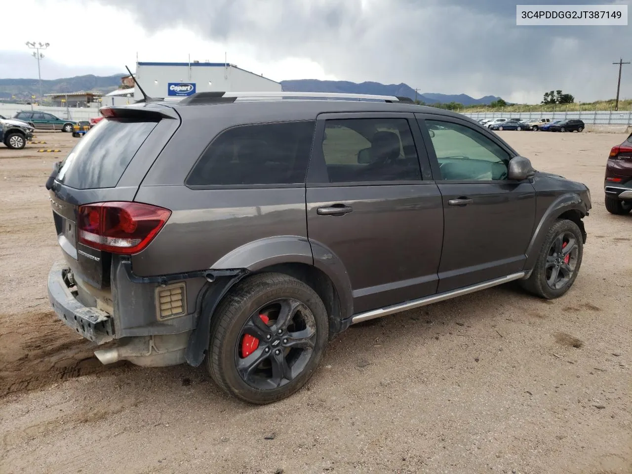 2018 Dodge Journey Crossroad VIN: 3C4PDDGG2JT387149 Lot: 70802324