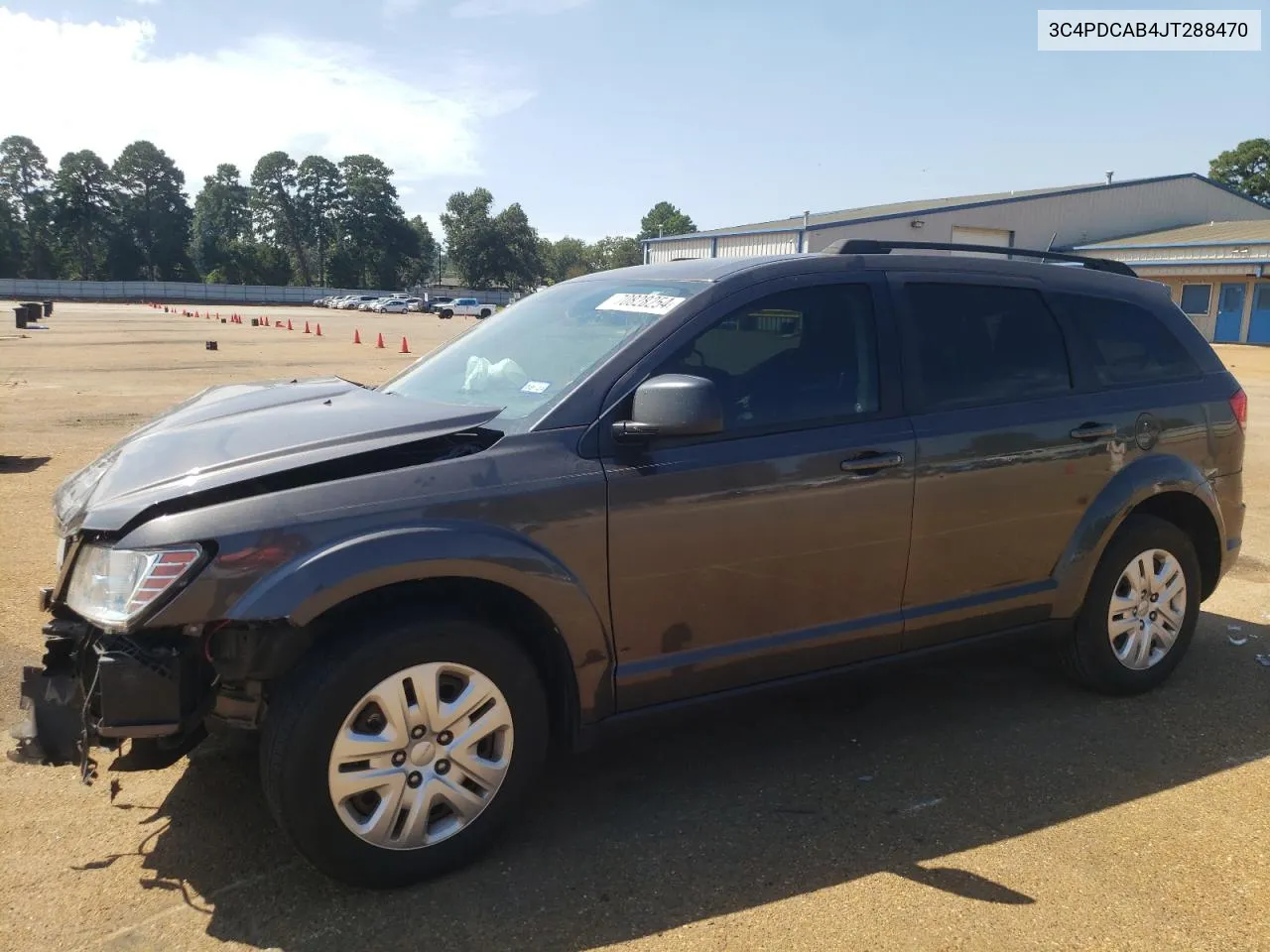 2018 Dodge Journey Se VIN: 3C4PDCAB4JT288470 Lot: 70828254