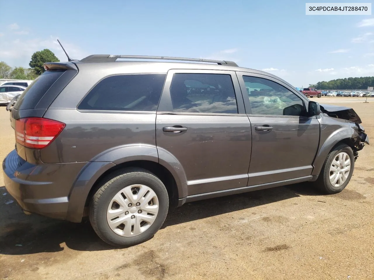 2018 Dodge Journey Se VIN: 3C4PDCAB4JT288470 Lot: 70828254