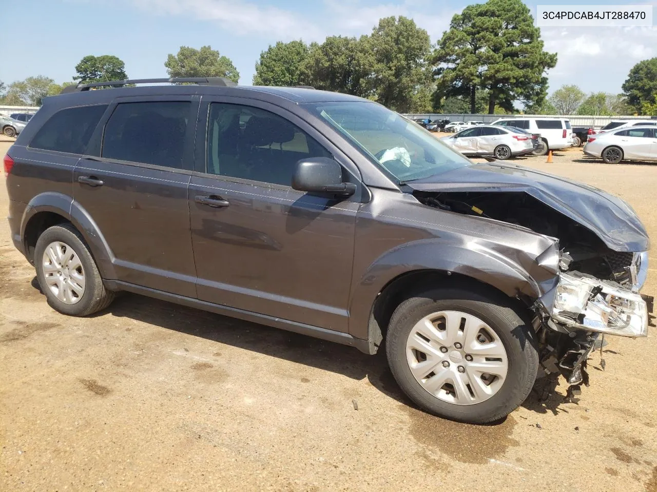 2018 Dodge Journey Se VIN: 3C4PDCAB4JT288470 Lot: 70828254