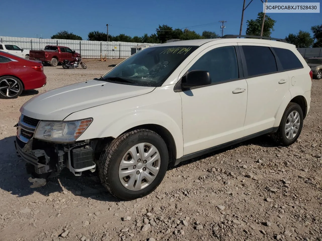 2018 Dodge Journey Se VIN: 3C4PDCABXJT528430 Lot: 70846704