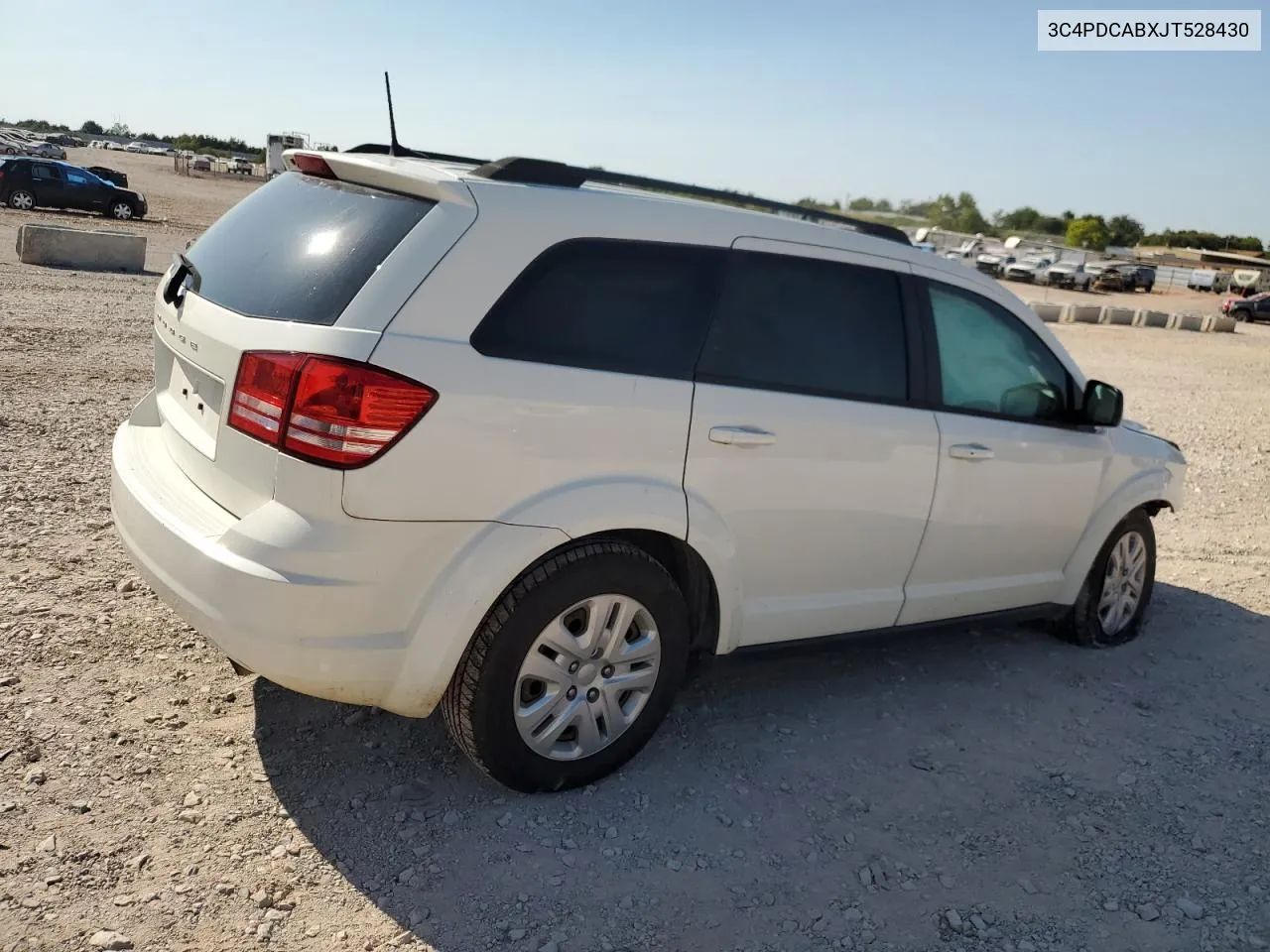 2018 Dodge Journey Se VIN: 3C4PDCABXJT528430 Lot: 70846704