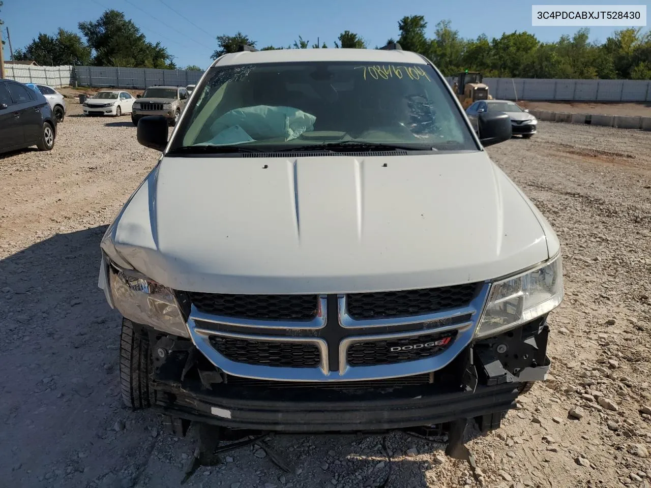 2018 Dodge Journey Se VIN: 3C4PDCABXJT528430 Lot: 70846704