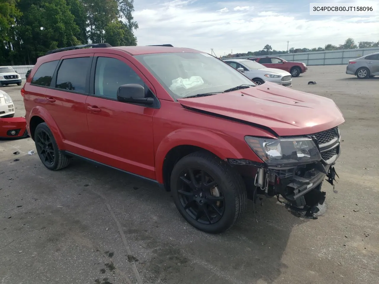 2018 Dodge Journey Sxt VIN: 3C4PDCBG0JT158096 Lot: 70927624