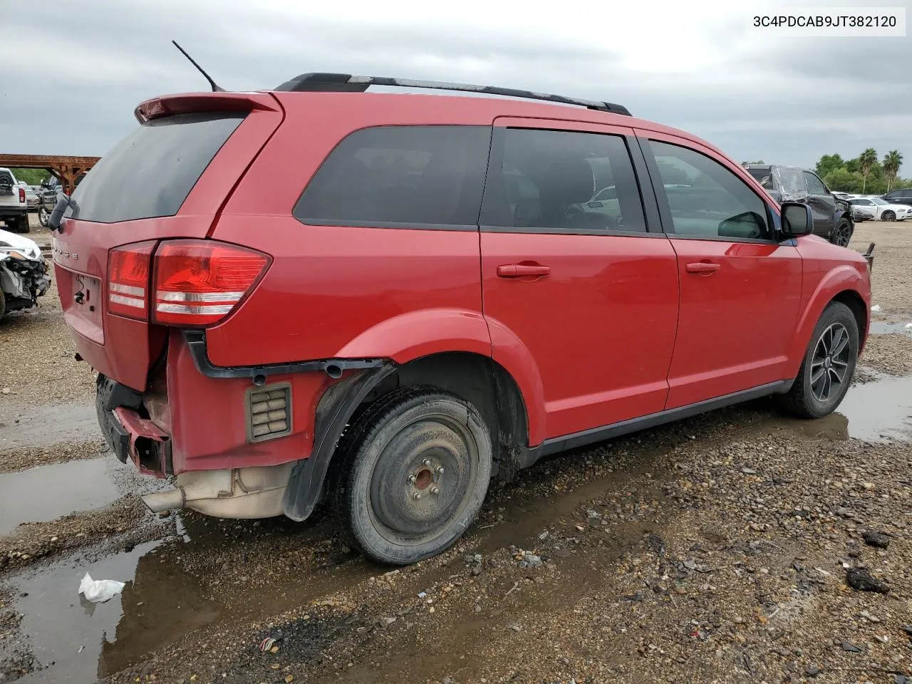 2018 Dodge Journey Se VIN: 3C4PDCAB9JT382120 Lot: 71019624