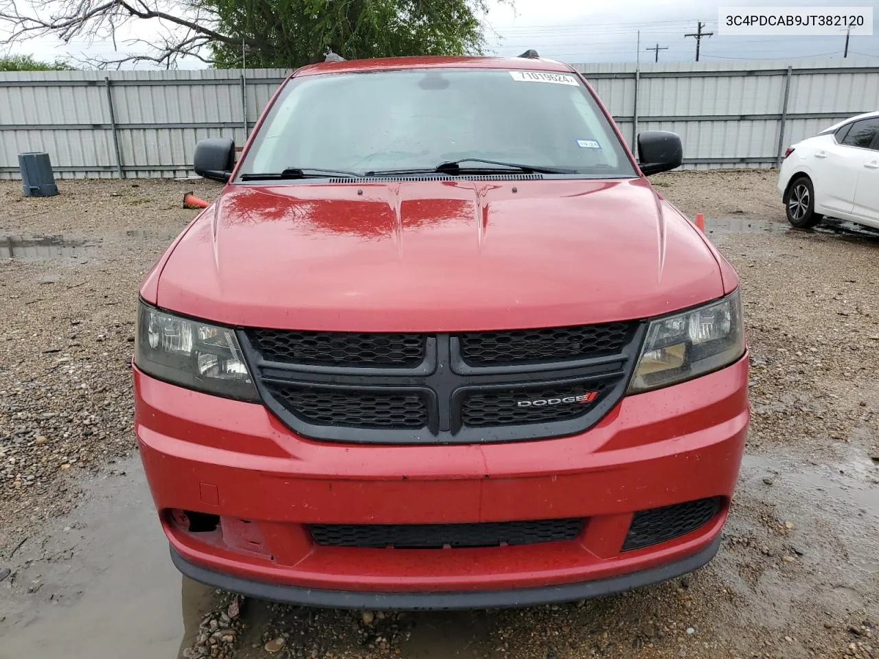 2018 Dodge Journey Se VIN: 3C4PDCAB9JT382120 Lot: 71019624