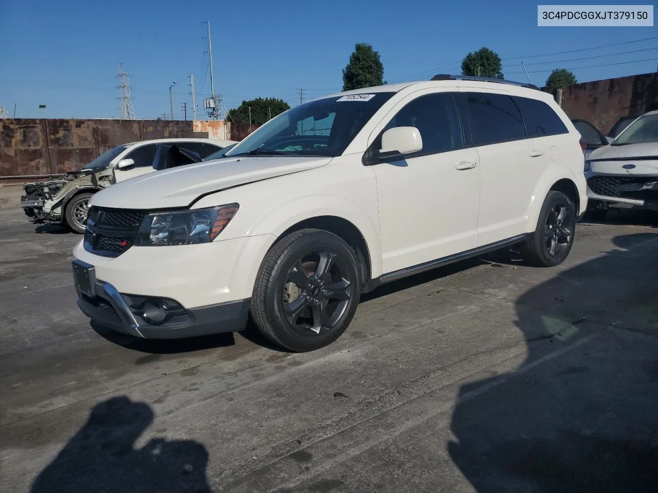 2018 Dodge Journey Crossroad VIN: 3C4PDCGGXJT379150 Lot: 71052544