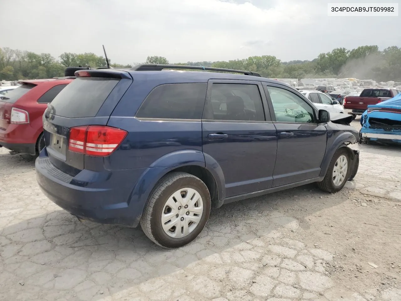 2018 Dodge Journey Se VIN: 3C4PDCAB9JT509982 Lot: 71200594