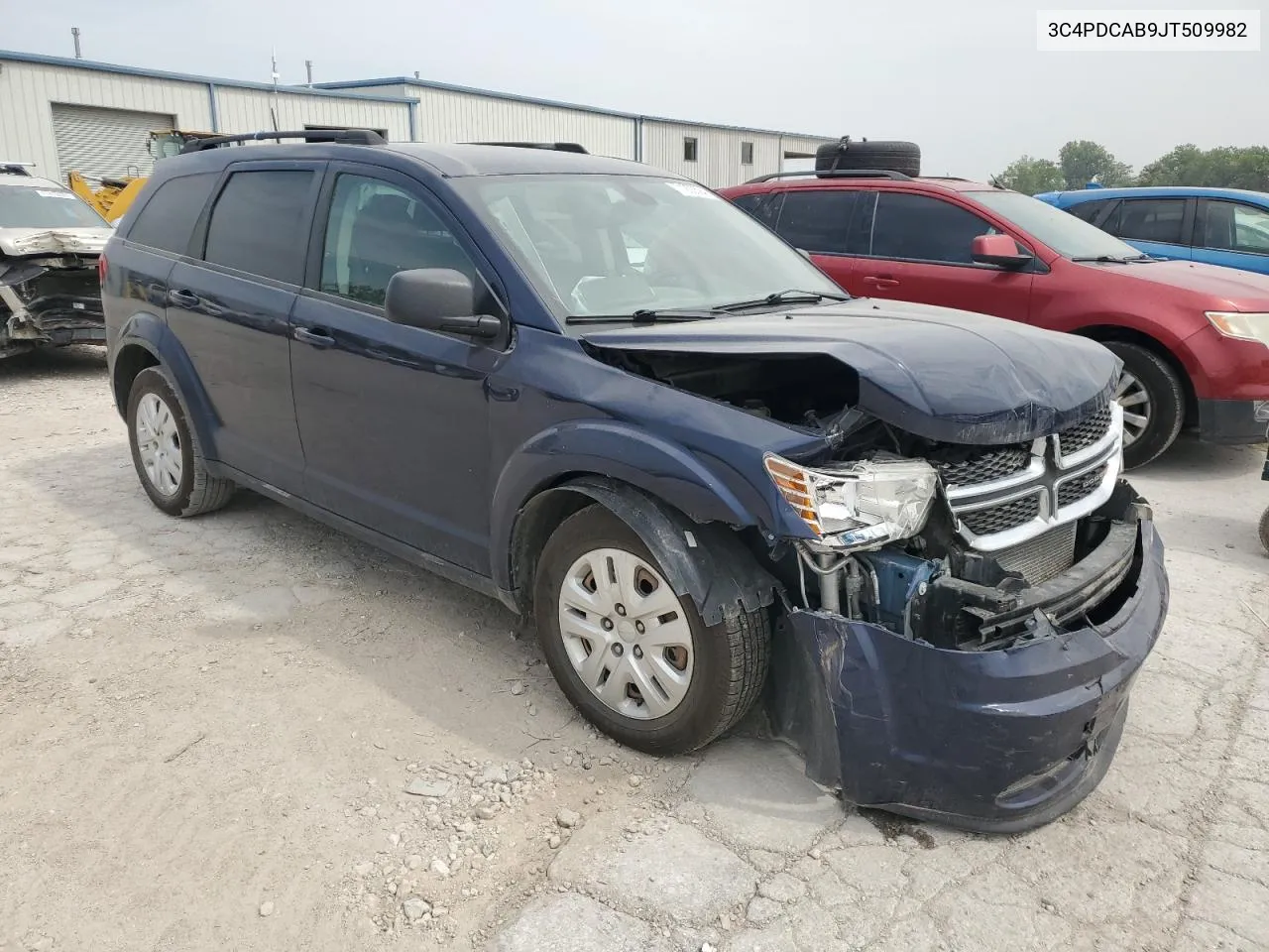 2018 Dodge Journey Se VIN: 3C4PDCAB9JT509982 Lot: 71200594