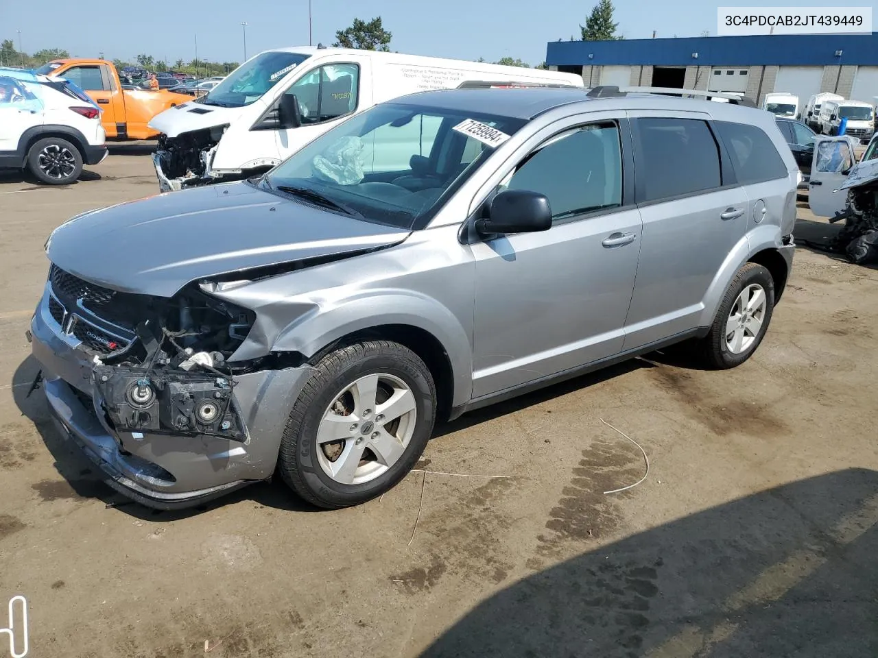 2018 Dodge Journey Se VIN: 3C4PDCAB2JT439449 Lot: 71259994