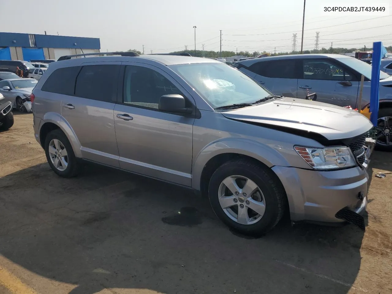 2018 Dodge Journey Se VIN: 3C4PDCAB2JT439449 Lot: 71259994