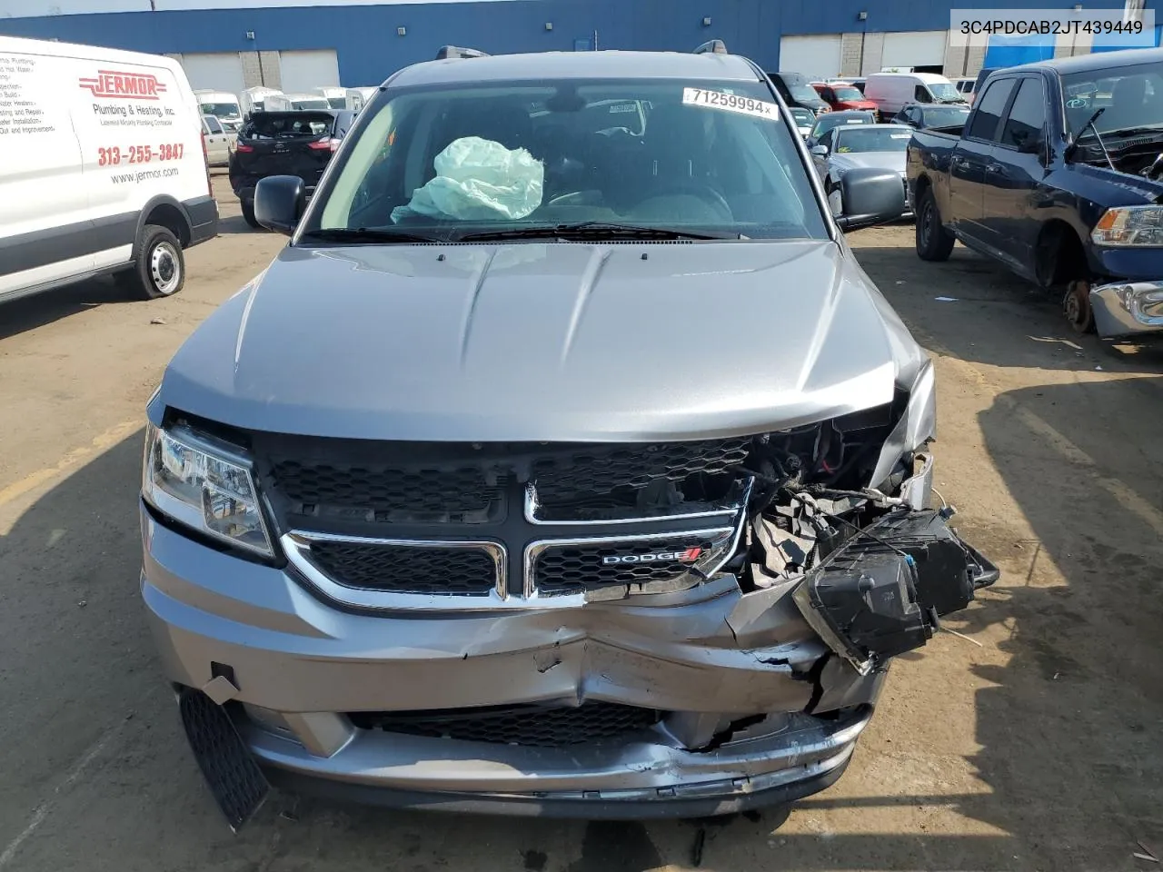 2018 Dodge Journey Se VIN: 3C4PDCAB2JT439449 Lot: 71259994