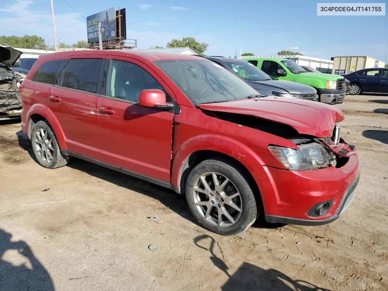 2018 Dodge Journey Gt VIN: 3C4PDDEG4JT141755 Lot: 71411694