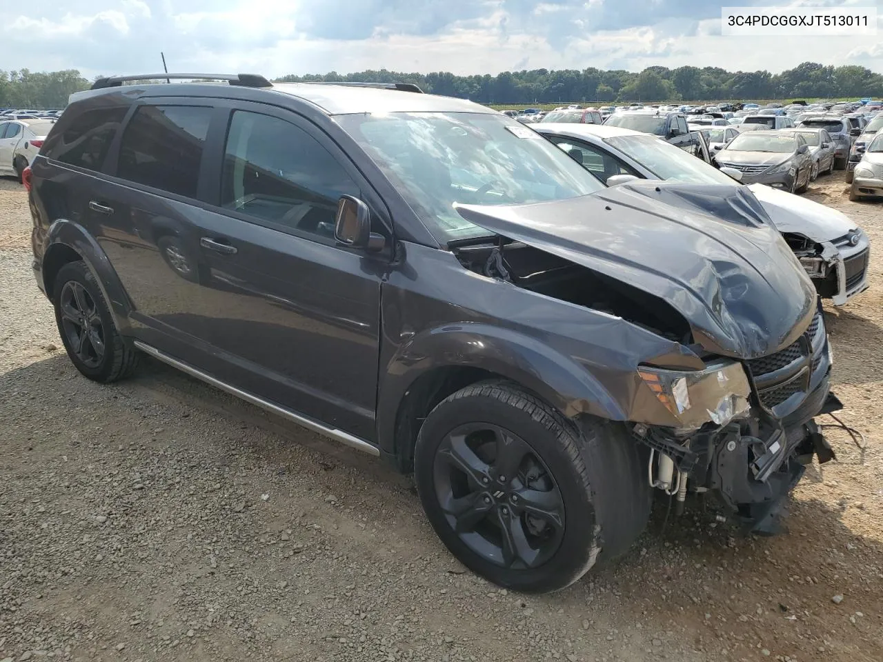 2018 Dodge Journey Crossroad VIN: 3C4PDCGGXJT513011 Lot: 71437824