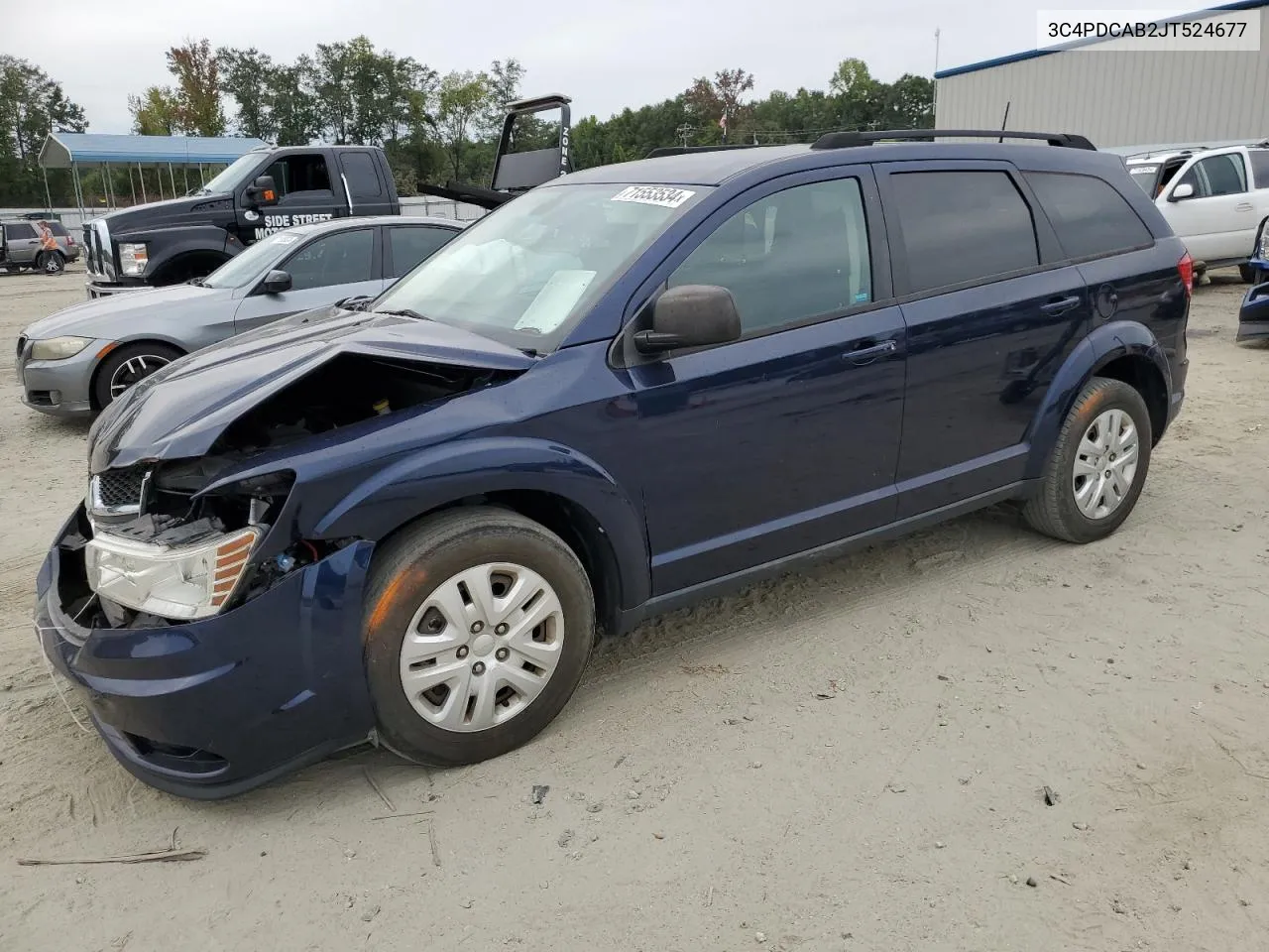 2018 Dodge Journey Se VIN: 3C4PDCAB2JT524677 Lot: 71553534