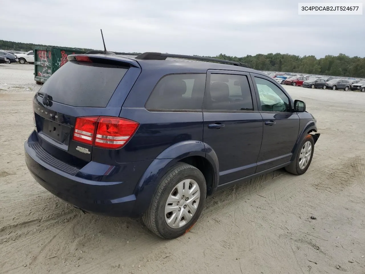 2018 Dodge Journey Se VIN: 3C4PDCAB2JT524677 Lot: 71553534