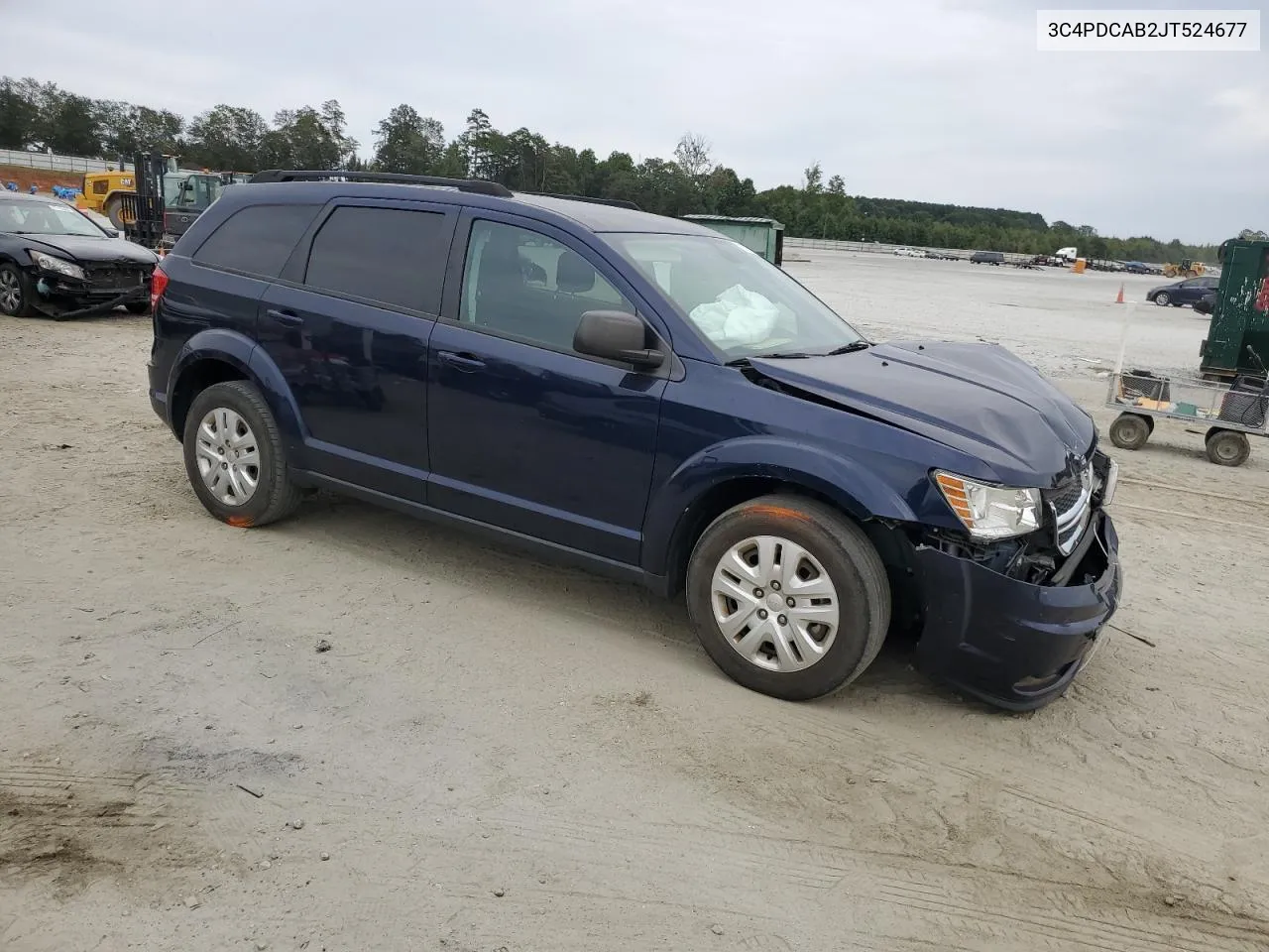 2018 Dodge Journey Se VIN: 3C4PDCAB2JT524677 Lot: 71553534