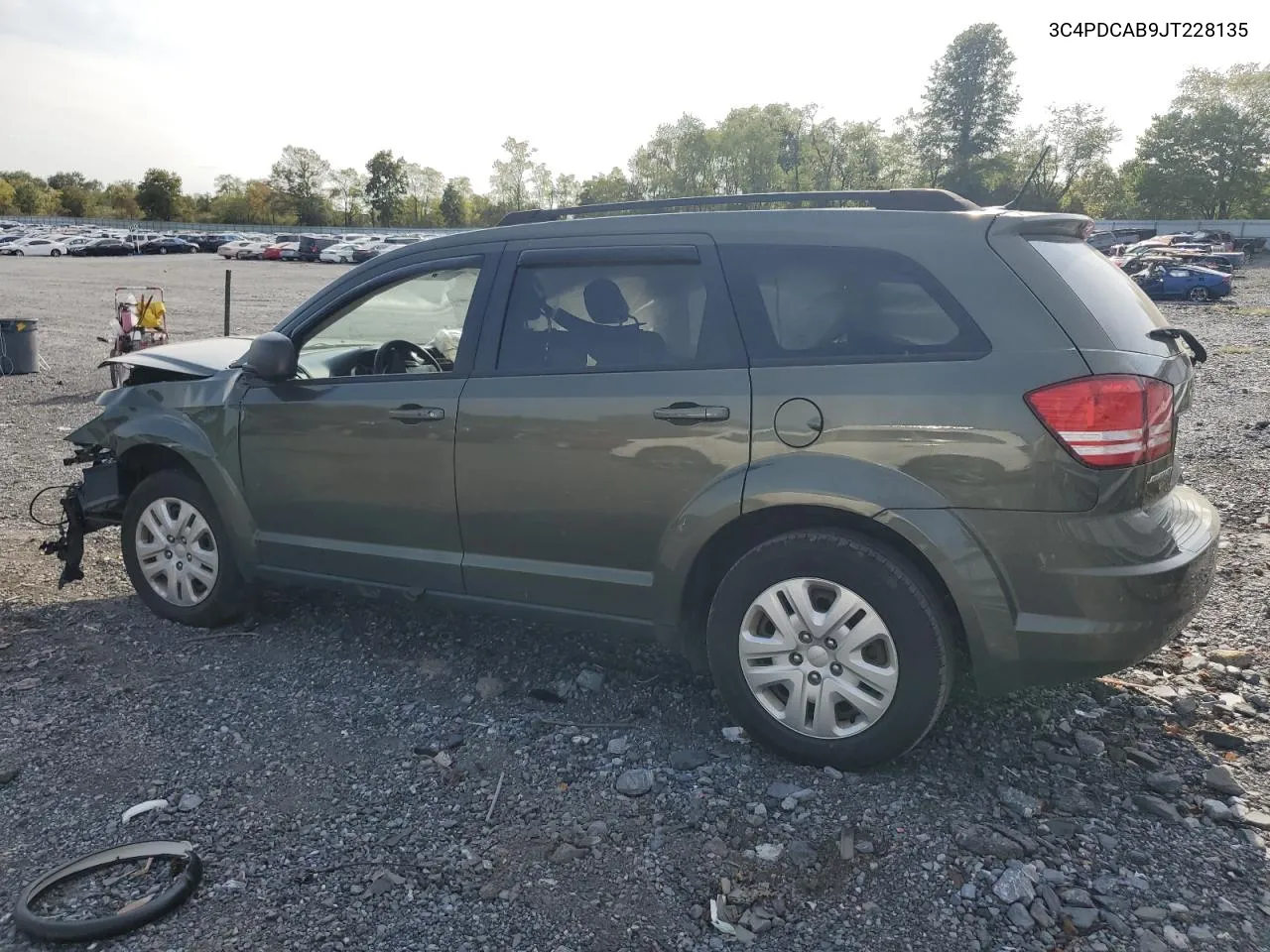 2018 Dodge Journey Se VIN: 3C4PDCAB9JT228135 Lot: 71724394