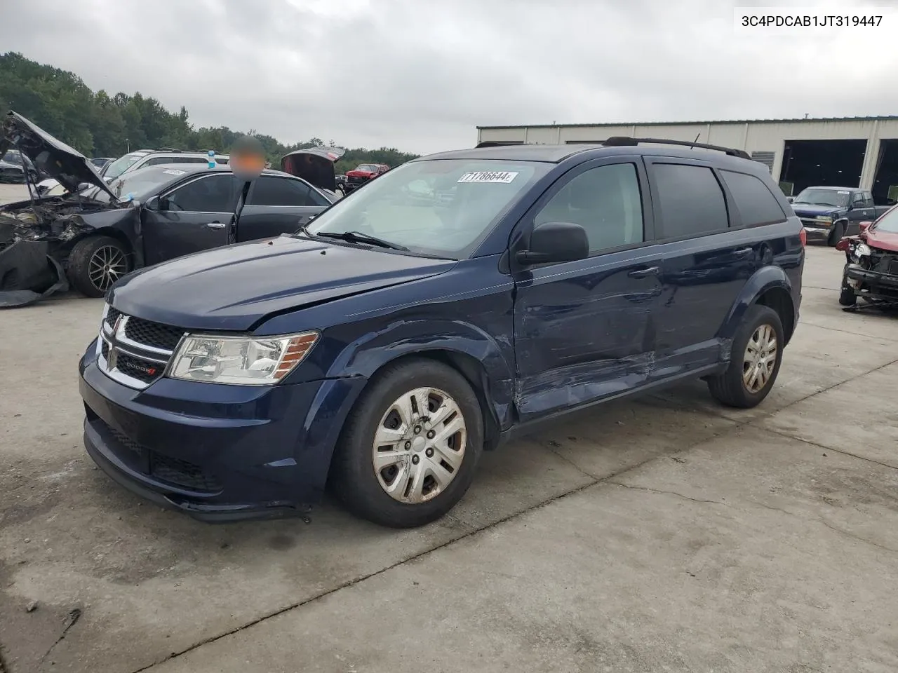 2018 Dodge Journey Se VIN: 3C4PDCAB1JT319447 Lot: 71786644