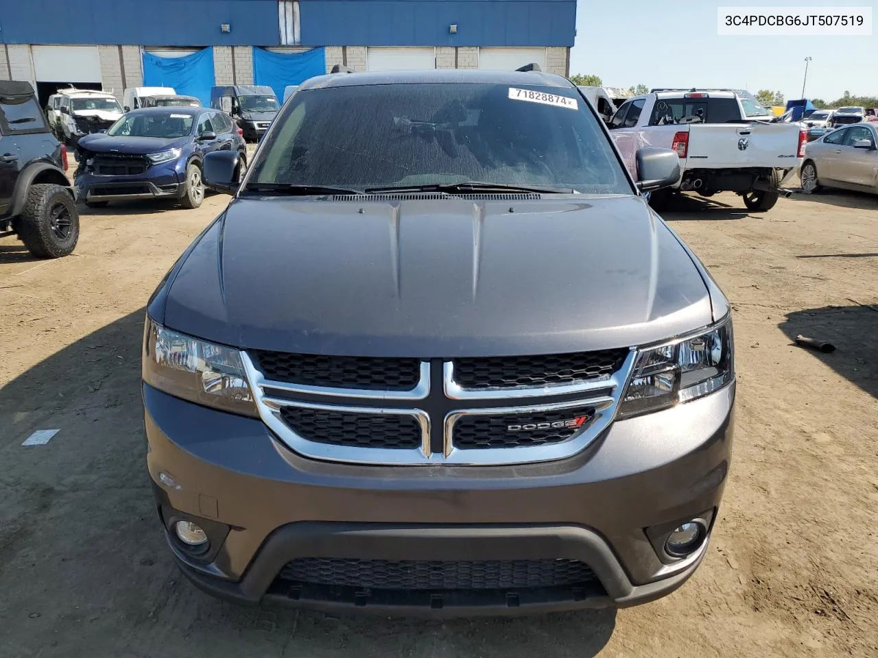 2018 Dodge Journey Sxt VIN: 3C4PDCBG6JT507519 Lot: 71828874