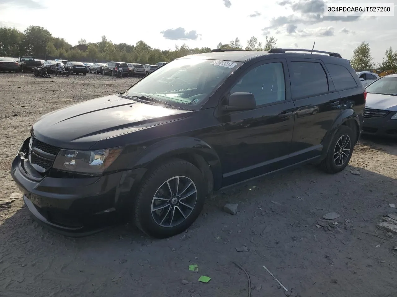 2018 Dodge Journey Se VIN: 3C4PDCAB6JT527260 Lot: 71851514